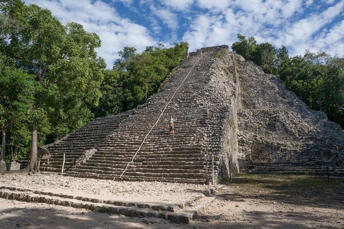 Coba pyramid in Mexico