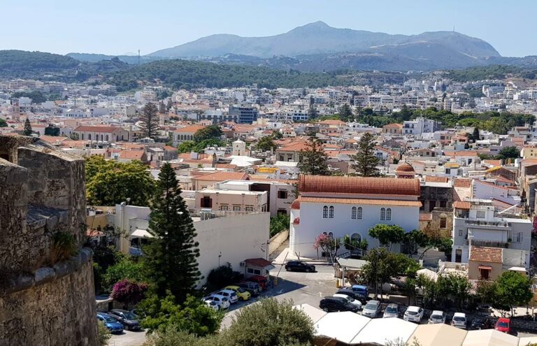 Rethymno town - View from Fortezza Castle