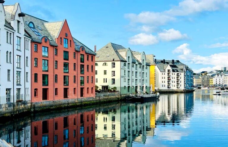 Alesund downtown Norway