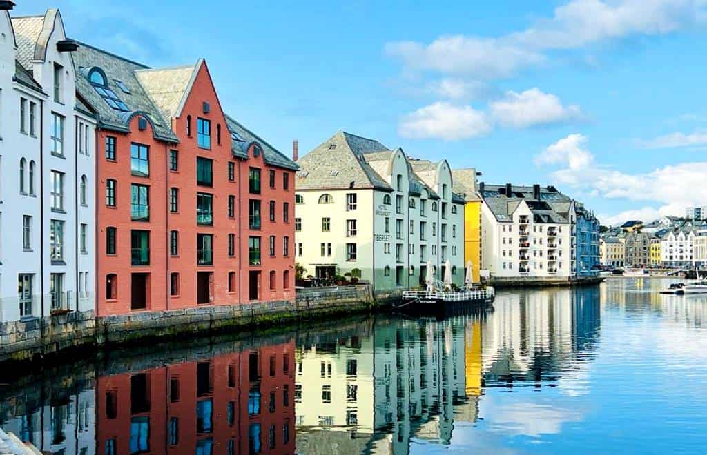 Alesund downtown Norway