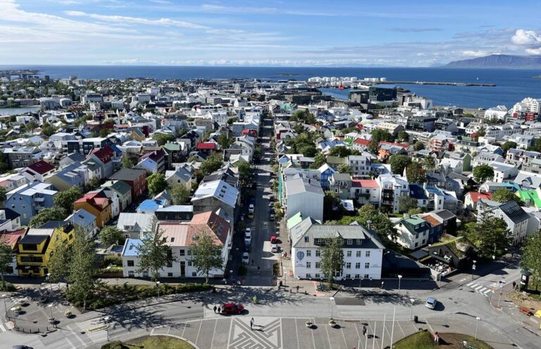 Reykjavik Iceland city panorama