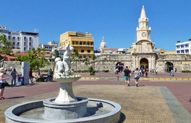 Cartagena Old Town entrance (Colombia)